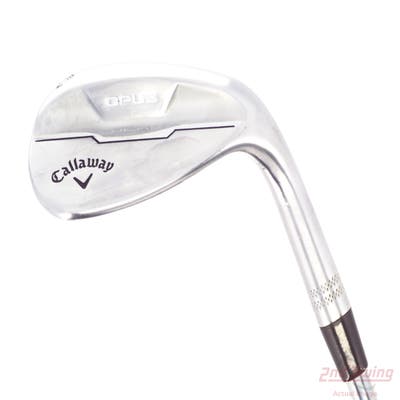 Callaway Opus Brushed Chrome Wedge Lob LW 58° 12 Deg Bounce W Grind True Temper Dynamic Gold Mid 115 Wedge Steel Wedge Flex Right Handed 35.0in