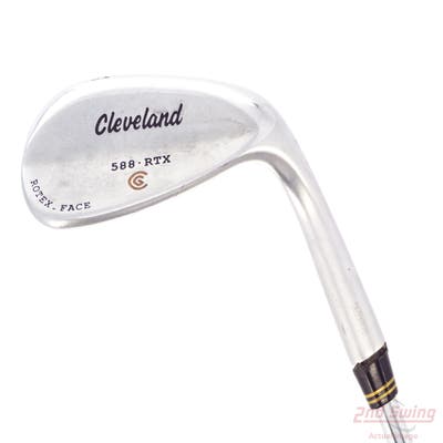 Cleveland 588 RTX Satin Chrome Wedge Lob LW 64° 10 Deg Bounce Stock Steel Shaft Steel Wedge Flex Right Handed 32.0in