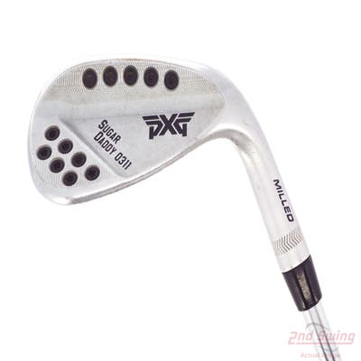 PXG 0311 Sugar Daddy Milled Chrome Wedge Sand SW 54° 10 Deg Bounce True Temper Elevate MPH 95 Steel Stiff Right Handed 35.5in