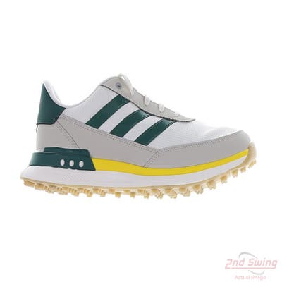 New Mens Golf Shoe Adidas 2024 S2G SL Medium 10.5 White/Green MSRP $100 JI4030