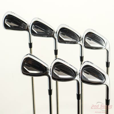 Titleist 2023 T350 Iron Set 5-PW AW UST Mamiya Recoil 65 F3 Graphite Regular Right Handed +1/4"