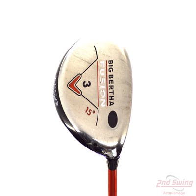 Callaway Big Bertha Fusion Fairway Wood 3 Wood 3W 15° Callaway Aldila NVS Graphite Stiff Right Handed 43.0in