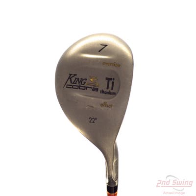 Cobra King Cobra Titanium Offset Fairway Wood 7 Wood 7W 22° Stock Graphite Shaft Graphite Regular Right Handed 42.5in