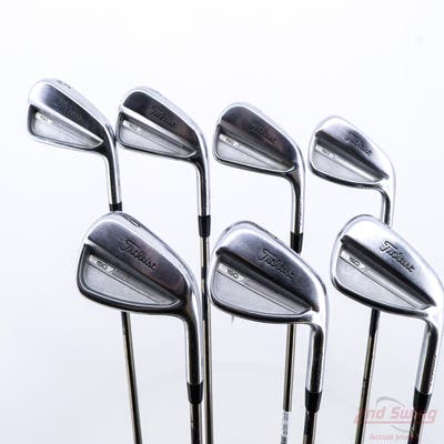 Titleist 2023 T150 Iron Set 5-PW AW UST Mamiya Recoil 65 F4 Graphite Stiff Right Handed +3/4"