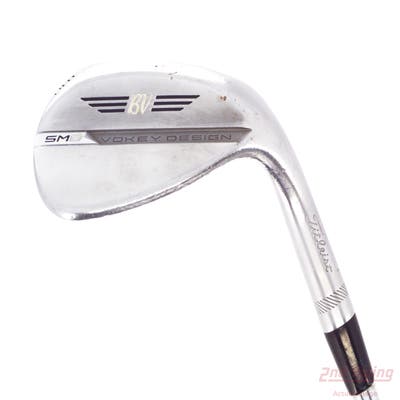 Titleist Vokey SM8 Tour Chrome Wedge Lob LW 58° 12 Deg Bounce D Grind Titleist Vokey BV Steel Wedge Flex Right Handed 35.0in