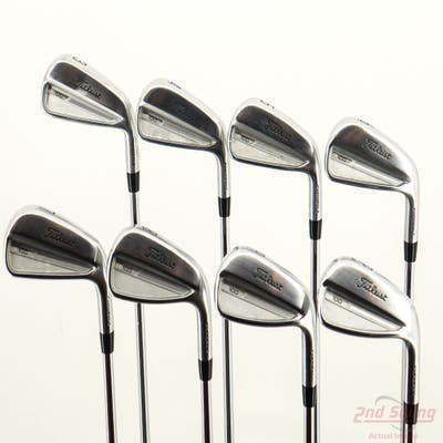 Titleist 2023 T100 Iron Set 3-PW FST KBS Tour Steel Stiff+ Right Handed +1/4"