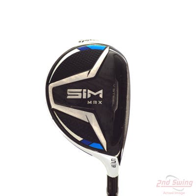 TaylorMade SIM MAX Fairway Wood 5 Wood 5W 18° Fujikura Ventus Blue 5 Graphite Regular Right Handed 42.0in