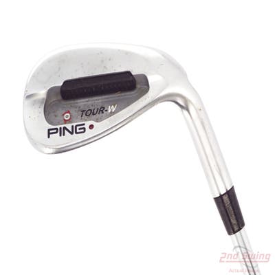 Ping Tour-W Brushed Silver Wedge Sand SW 54° 10 Deg Bounce Ping AWT Steel Stiff Right Handed Maroon Dot 37.25in