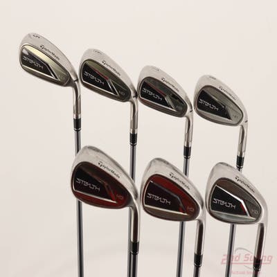 TaylorMade Stealth HD Iron Set 5-PW AW Fujikura Speeder NX Red 50 Graphite Regular Right Handed -1/4"