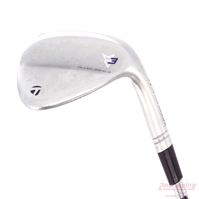 TaylorMade Milled Grind 3 Raw Chrome Wedge Sand SW 56° 12 Deg Bounce SB True Temper Dynamic Gold Tour Issue S200 Steel Stiff Right Handed 35.0in