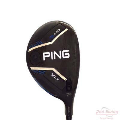 Ping G440 MAX Fairway Wood 7 Wood 7W 21° Mitsubishi Tensei 1K Black 75 Graphite X-Stiff Right Handed 42.0in