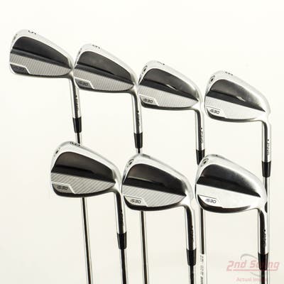 Ping i530 Iron Set 5-PW GW True Temper Dynamic Gold Mid 100 S300 Steel Stiff Right Handed Black Dot +1/4"