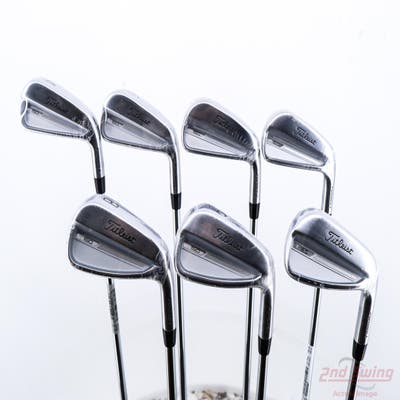 Mint Titleist 2023 T150 Iron Set 4-PW Project X LZ 6.0 Steel Stiff Right Handed STD