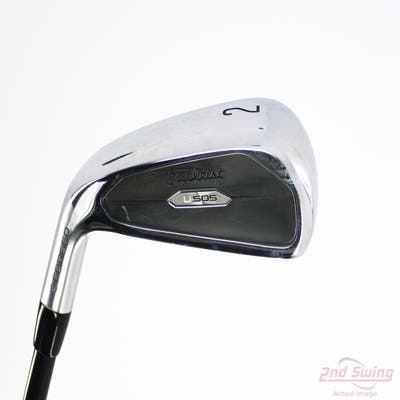 Mint Titleist 2023 U 505 Utility Utility Iron 2 Utility Project X HZRDUS Black Gen4 80HY Graphite Stiff Left Handed 40.0in