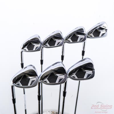 Ping G430 Iron Set 4-PW AWT 2.0 Steel Stiff Left Handed Black Dot +1/2"