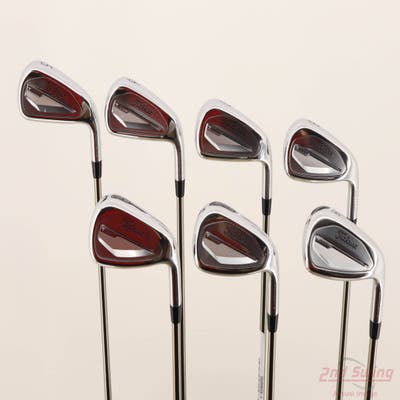 Titleist 2023 T350 Iron Set 5-PW GW UST Mamiya Recoil 65 F2 Graphite Senior Right Handed +1"
