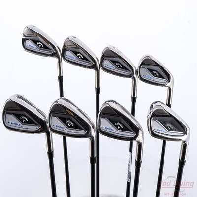 Callaway Paradym Ai Smoke HL Iron Set 5-PW AW GW Project X Cypher 2.0 60 Graphite Regular Right Handed -1/2"