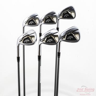 Callaway Apex DCB 21 Iron Set 6-PW AW Project X Catalyst 65 Graphite Regular Left Handed STD