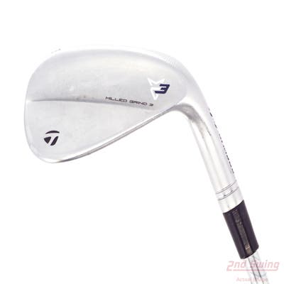 TaylorMade Milled Grind 3 Raw Chrome Wedge Gap GW 52° 9 Deg Bounce SB True Temper Dynamic Gold Tour Issue S200 Steel Stiff Right Handed 35.5in