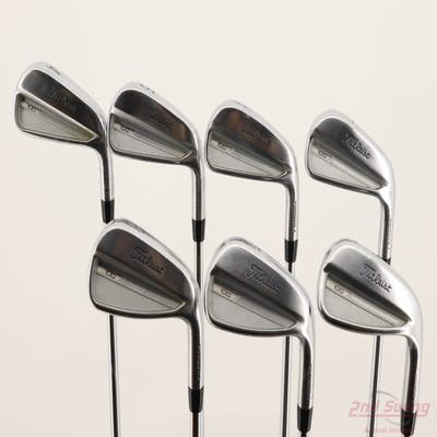 Titleist 2023 T100 Iron Set 4-PW Project X 6.5 Steel X-Stiff Right Handed +1 1/2"