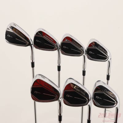 TaylorMade Qi Iron Set 4-PW FST KBS Tour C-Taper Lite 110 Steel Stiff Right Handed +1"