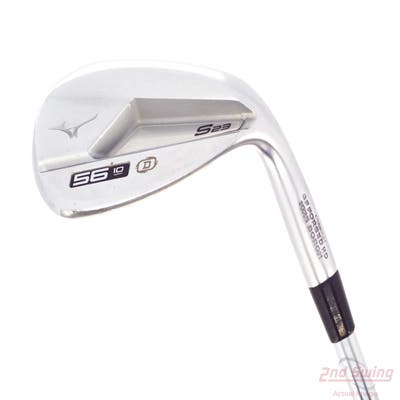 Mizuno S23 Satin Chrome Wedge Sand SW 56° 10 Deg Bounce D Grind FST KBS Hi-Rev 2.0 115 Steel Wedge Flex Right Handed 35.5in