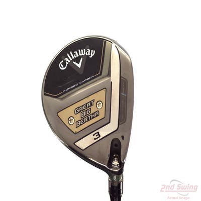 Callaway Great Big Bertha 23 Fairway Wood 3 Wood 3W 15° UST Mamiya Helium Black Nanocore 50i Graphite Regular Right Handed 42.5in