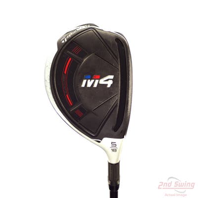 TaylorMade M4 Fairway Wood 5 Wood 5W 18° Mitsubishi Kuro Kage Silver TiNi 70 Graphite Stiff Right Handed 42.75in