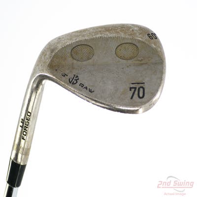 Sub 70 JB Full Groove Raw Wedge Lob LW 60° FST KBS Tour 105 Steel Stiff Left Handed 35.5in