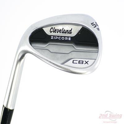 Cleveland CBX Zipcore Wedge Sand SW 54° 12 Deg Bounce True Temper Dynamic Gold Spinner Tour Issue Steel Wedge Flex Left Handed 35.75in