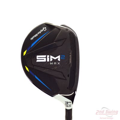 TaylorMade SIM2 MAX Fairway Wood 3 Wood HL 16.5° Mitsubishi Tensei AV Blue Raw 65 Graphite Regular Right Handed 43.25in