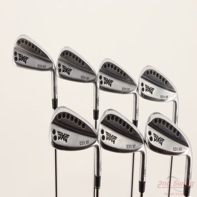 PXG 0311 XF GEN2 Chrome Iron Set 5-PW GW True Temper Elevate Tour VSS Pro Steel Stiff Right Handed -1/2"