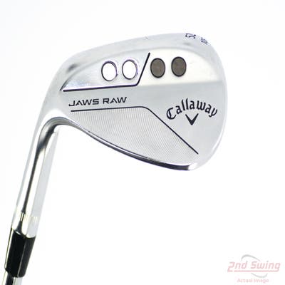 Callaway Jaws Raw Chrome Wedge Gap GW 52° 10 Deg Bounce S Grind True Temper Dynamic Gold Spinner Tour Issue VSS Steel Stiff Left Handed 35.5in