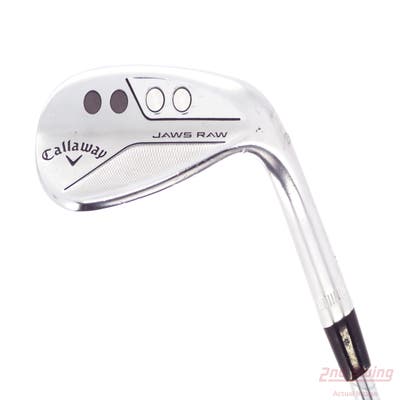 Callaway Jaws Raw Chrome Wedge Lob LW 60° 10 Deg Bounce S Grind True Temper Dynamic Gold Spinner Tour Issue VSS Steel Stiff Right Handed 35.0in
