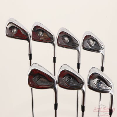 Titleist T200 Iron Set 4-PW True Temper AMT Black S300 Steel Stiff Right Handed +1/2"