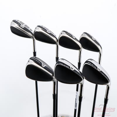 Mint Cleveland HALO XL Full-Face Iron Set 5-PW GW UST Mamiya Helium Nanocore 50i IP Finish Graphite Ladies Right Handed -3/4"