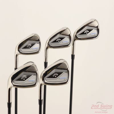 Callaway Paradym Ai Smoke HL Iron Set 6-PW Mitsubishi Tensei AV White 85 Graphite Stiff Left Handed -1/2"