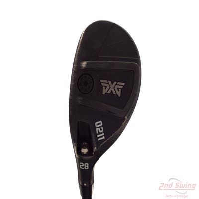 PXG 2021 0211 Hybrid 6 Hybrid 28° Mitsubishi Tensei AV Blue Raw 75 Graphite Stiff Left Handed 39.0in