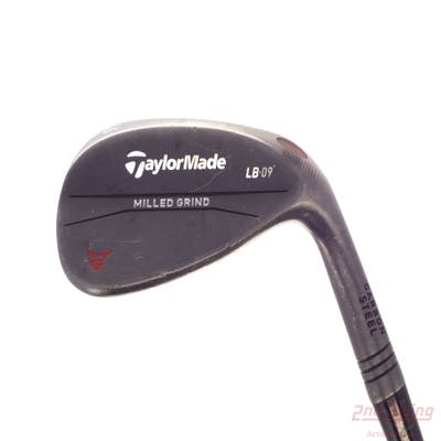 TaylorMade Milled Grind Black Wedge Sand SW 56° 9 Deg Bounce LB Stock Steel Shaft Steel Wedge Flex Right Handed 35.0in