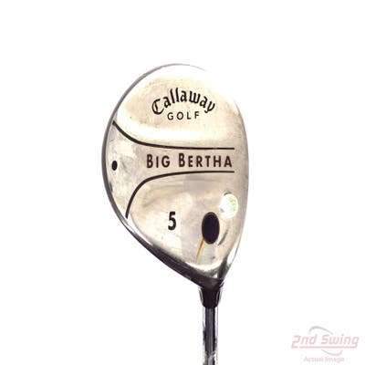 Callaway 2004 Big Bertha Fairway Wood 5 Wood 5W Callaway Stock Steel Steel Uniflex Right Handed 42.0in