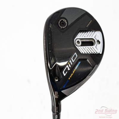 TaylorMade Qi10 Tour Fairway Wood 3 Wood 3W 15° Mitsubishi Tensei AV White Raw 75 Graphite X-Stiff Left Handed 42.75in
