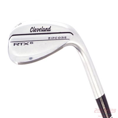 Cleveland RTX 6 ZipCore Tour Satin Wedge Lob LW 58° 6 Deg Bounce Low Project X Rifle 6.0 Steel Stiff Right Handed 35.0in