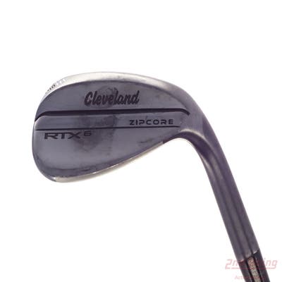 Cleveland RTX 6 ZipCore Black Satin Wedge Lob LW 58° 10 Deg Bounce Mid True Temper Dynamic Gold Spinner Tour Issue Steel Wedge Flex Right Handed 35.0in