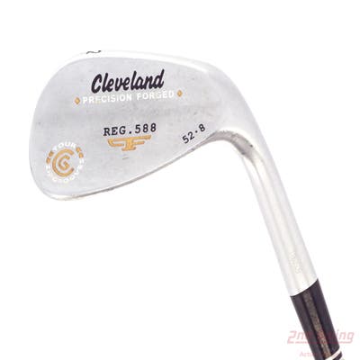Cleveland 2012 588 Chrome Wedge Gap GW 52° 8 Deg Bounce True Temper Tour Concept Steel Wedge Flex Right Handed 35.75in