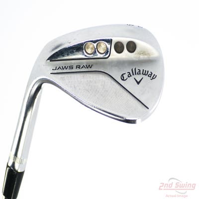 Callaway Jaws Raw Full Toe Chrome Wedge Lob LW 60° 10 Deg Bounce J Grind True Temper Dynamic Gold Spinner Tour Issue 115 Steel Wedge Flex Left Handed 37.25in