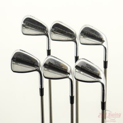Titleist 2023 T100/T150 Combo Iron Set 5-PW Aerotech SteelFiber i110cw Graphite Stiff Right Handed +1 3/4"