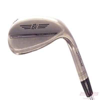 Titleist Vokey SM10 Nickel Wedge Lob LW 58° 8 Deg Bounce M Grind Nippon NS Pro Modus 3 105 Wdg Steel Wedge Flex Right Handed 35.5in