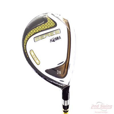 Mint Honma Beres 07 3-Star Fairway Wood 3 Wood 3W 15° ARMRQ 42 Graphite Regular Right Handed 43.5in