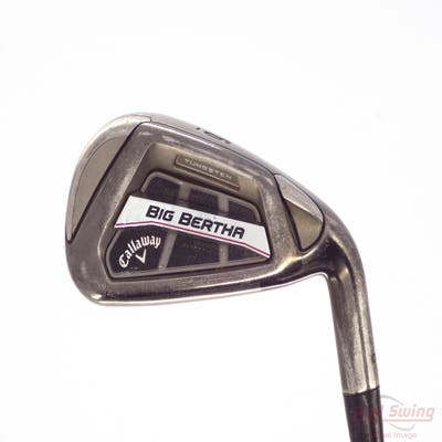 Callaway Big Bertha Tungsten Titanium Single Iron 6 Iron True Temper Speed Step 80 Steel Regular Right Handed 37.5in