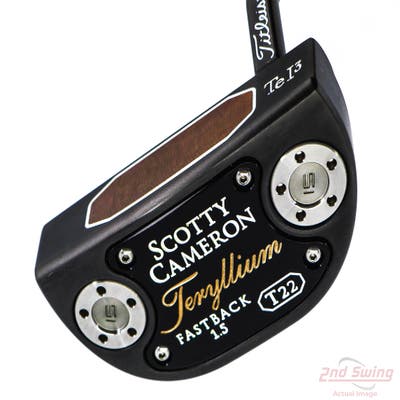 Mint Titleist Scotty Cameron Teryllium T22 Fastback 1.5 Putter Steel Right Handed 34.0in